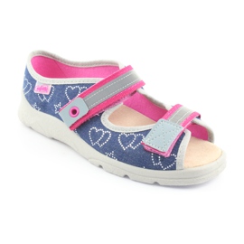 Încălțăminte pentru copii Befado 869Y134 albastru marin roz multicolor 2