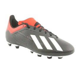 Ghete de fotbal Adidas X 18.4 Fg M BB9375 negru 1