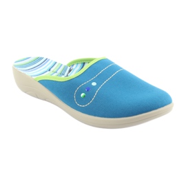 Pantofi de damă Befado pu 552D008 albastru verde 1