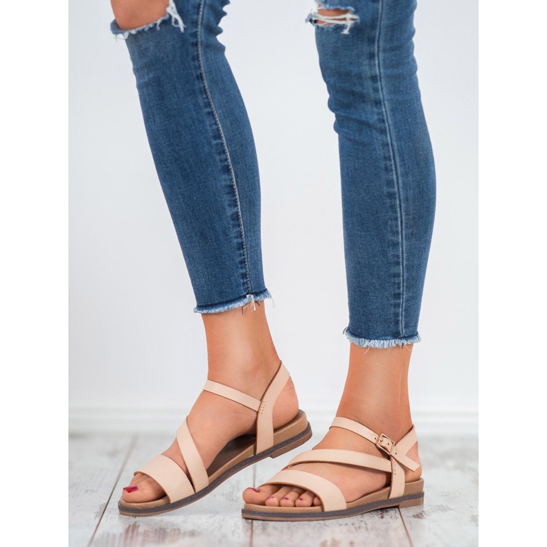 SHELOVET Sandale casual maro 1