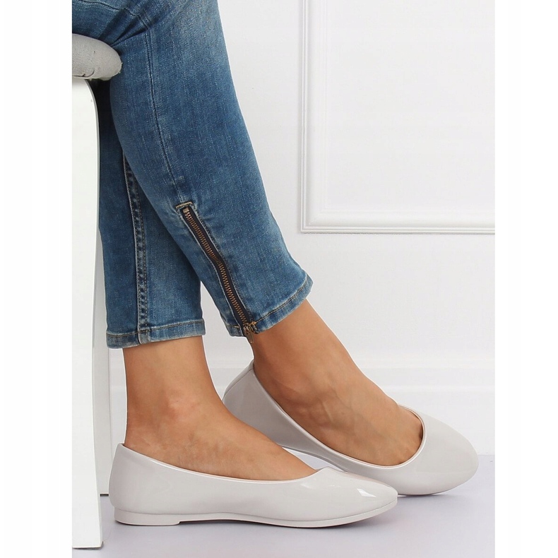 Balerini pentru femei gri JX76P Gri 1