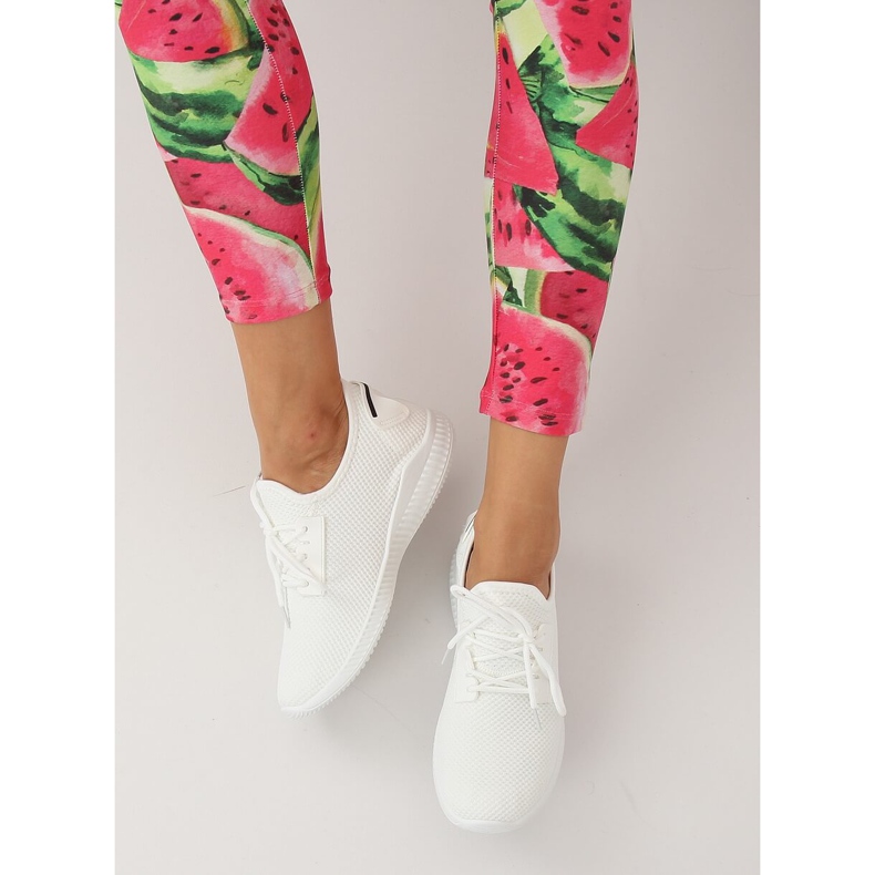 Pantofi sport albi 7762-Y Alb 2