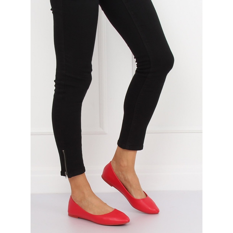 Balerini pentru femei roșii CC108 Roșu 2