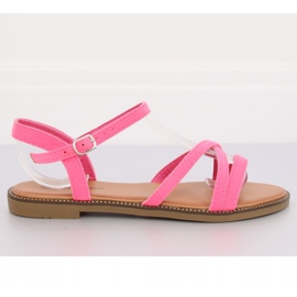 Sandale roz femei WL255 Fushia 2