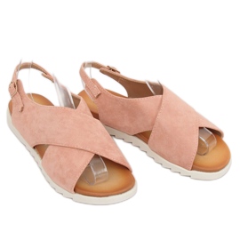 Sandale roz femei 9003 Roz 1