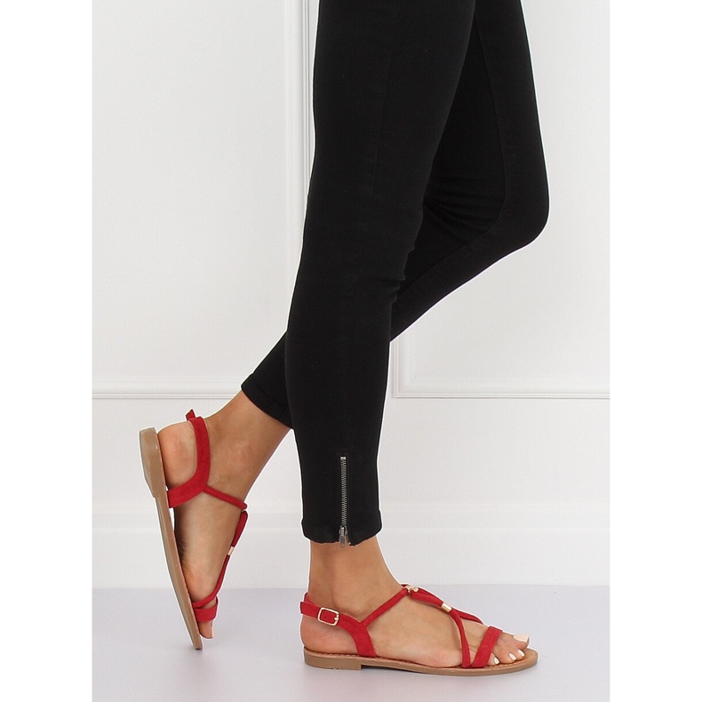 Sandale de damă roșii L520 Roșu roşu 2