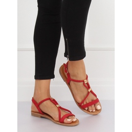 Sandale de damă roșii L520 Roșu roşu 1