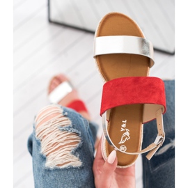 SHELOVET Sandale confortabile roșu 2 SHELOVET Sandale confortabile roșu 2