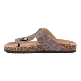 Evento Flip-flops la modă violet 4