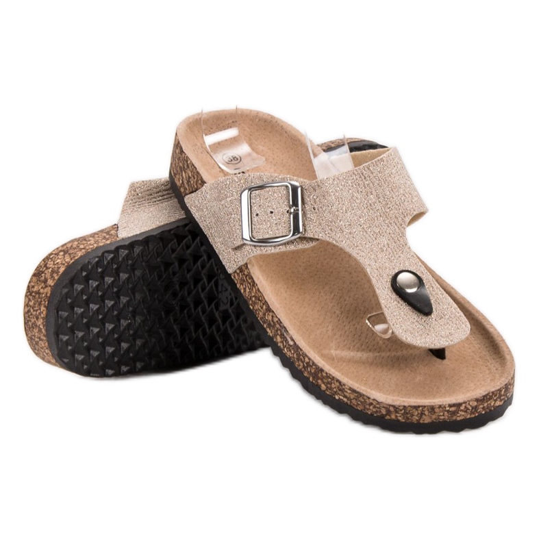 Evento Flip-flops la modă maro 1