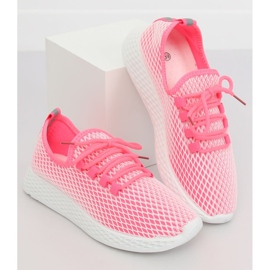 Pantofi sport roz NB283 Fluorescence Peach Red alb 2