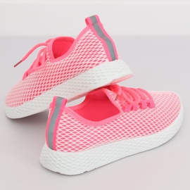 Pantofi sport roz NB283 Fluorescence Peach Red alb 1
