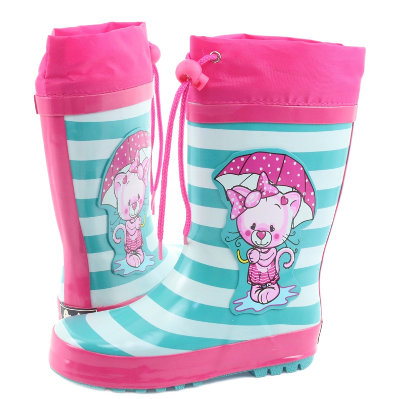 American Club ghete americane.Pisicuta dupa expozitie roz verde 4