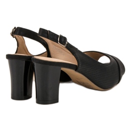 Evento Sandale negre elegante negru 1 Evento Sandale negre elegante negru 1