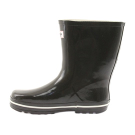 American Club galoși neizolați negri alb negru 2