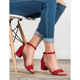 SHELOVET Sandale roșii clasice roșu 1