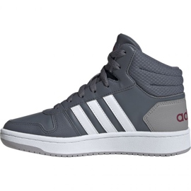 Pantofi Adidas Hoops Mid 2.0 Jr EE6709 gri 1