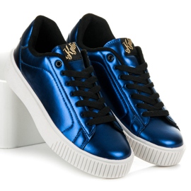 Kylie Adidași pe platformă albastru 1