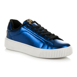 Kylie Adidași pe platformă albastru 2