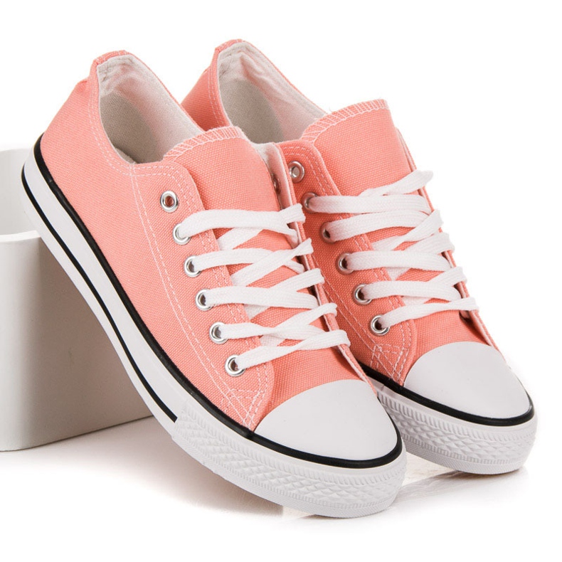 Adidași cu pudră roșu 2