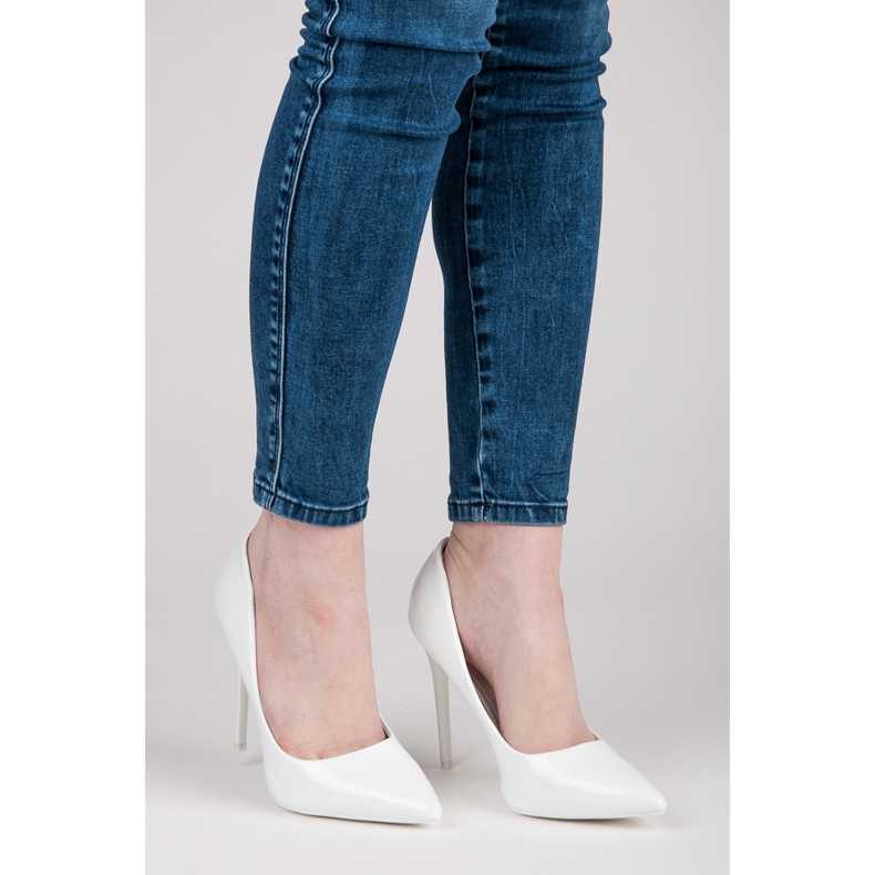 Seastar Tocuri înalte lăcuite sexy alb 1