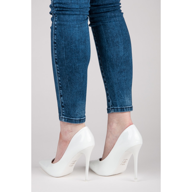 Seastar Tocuri înalte lăcuite sexy alb 2