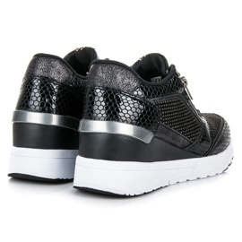 Kylie Pantofi sport pe o pană negru 1 Kylie Pantofi sport pe o pană negru 1