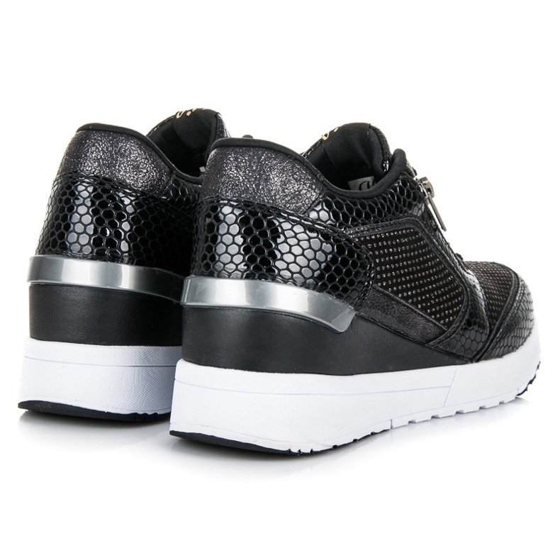 Kylie Pantofi sport pe o pană negru 1 Kylie Pantofi sport pe o pană negru 1