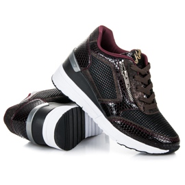 Kylie Pantofi sport pe o pană multicolor 2 Kylie Pantofi sport pe o pană multicolor 2