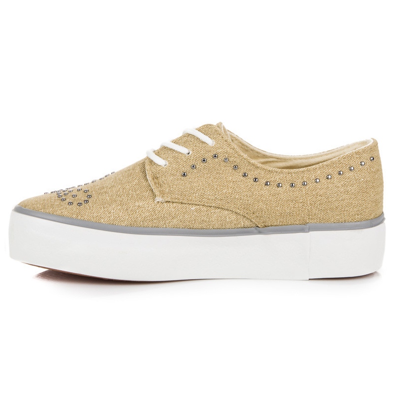 Kylie Adidași Cu Cristale maro 1