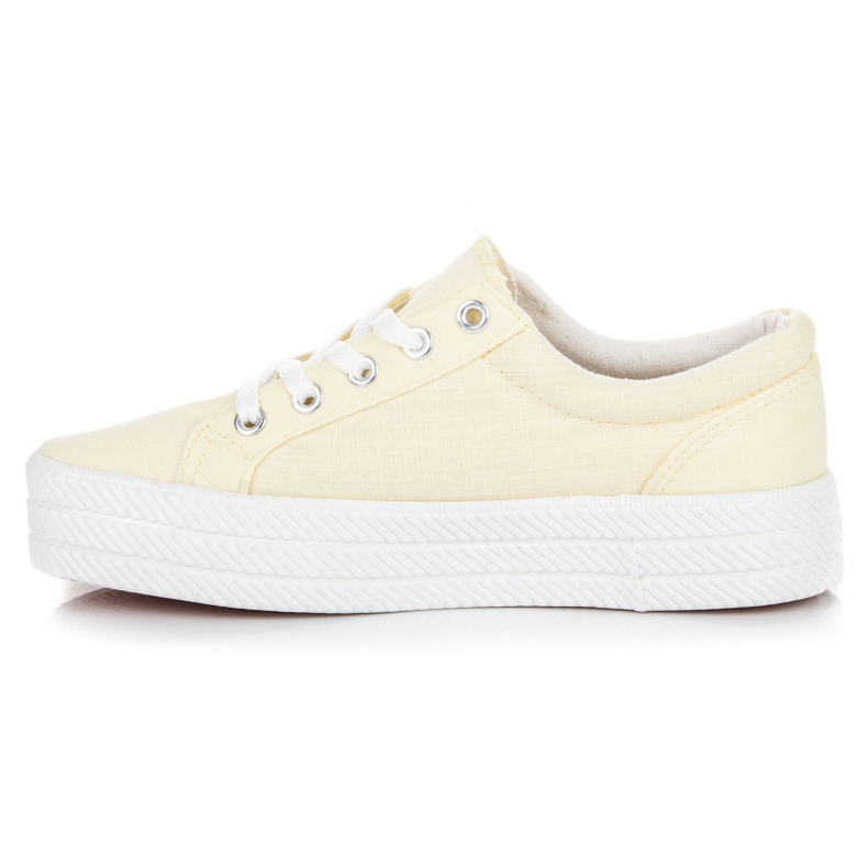 Kylie Adidași pe platformă galben 2