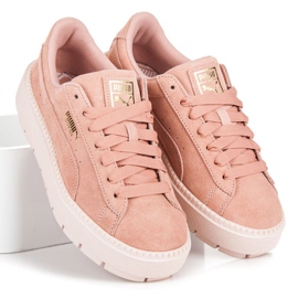 Puma Platform Trace WN`S roz galben 3