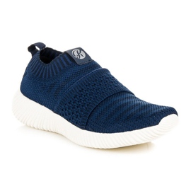Kylie Adidași din material textil cu slip-on albastru 1