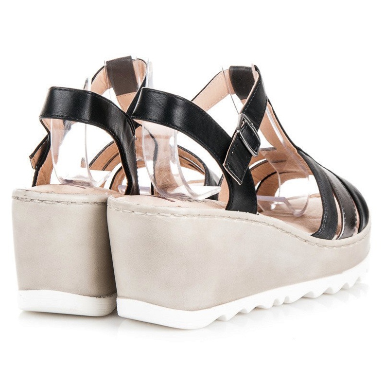 Kylie Sandale cu pană negru 2