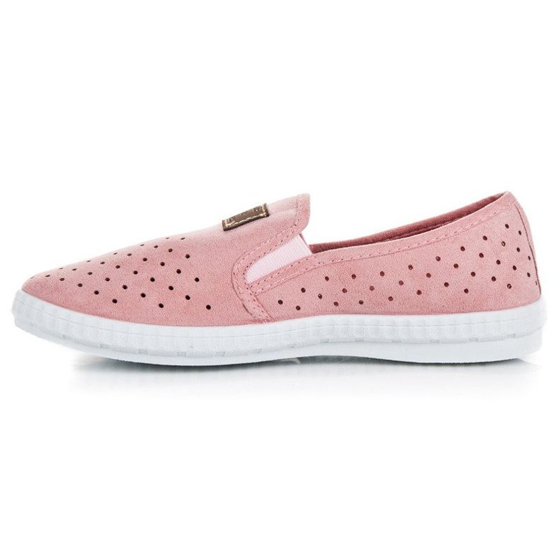 Mckeylor Adidași ajurati roz 2