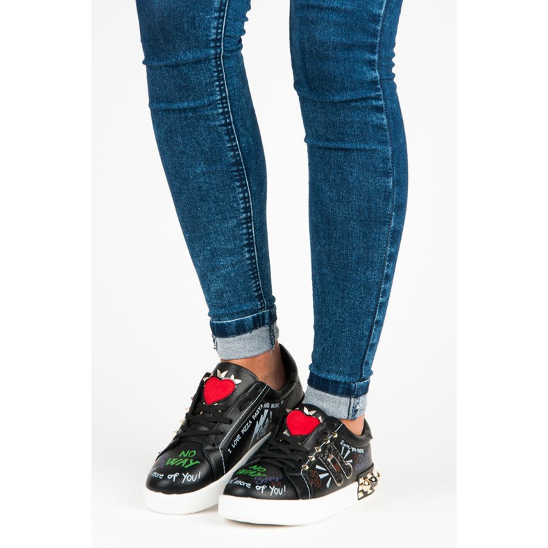 Seastar Adidași de modă negri negru 1 Seastar Adidași de modă negri negru 1