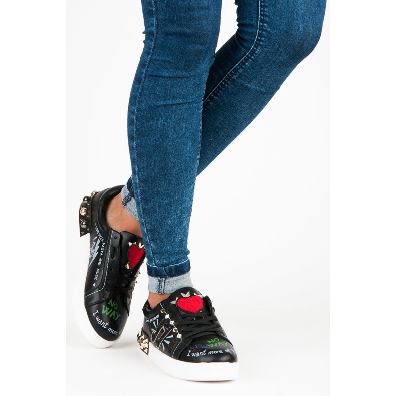 Seastar Adidași de modă negri negru 2