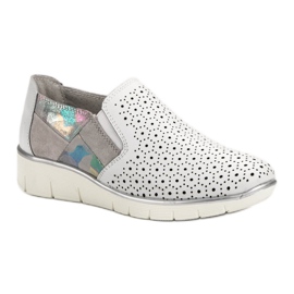 Filippo Pantofi albi Slip On 1