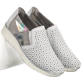 Filippo Pantofi albi Slip On 4