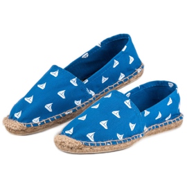 Espadrile albastre albastru 2