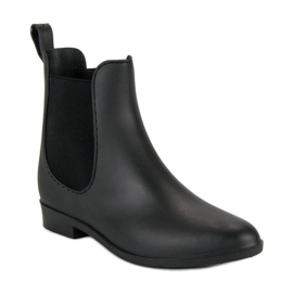 Vinceza Galoșii negri negru 1