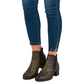 Cizme Chelsea Cizme pe toc VINCEZA verde 1 Cizme Chelsea Cizme pe toc VINCEZA verde 1