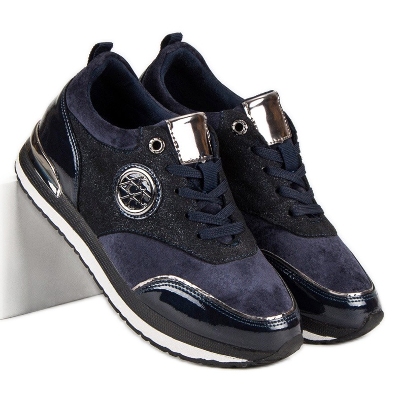 Aclys Pantofi sport legați albastru multicolor 2