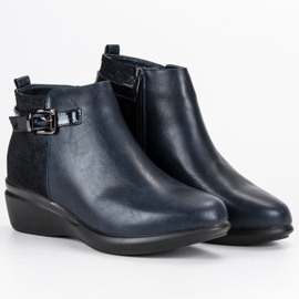 Kylie Cizme confortabile bleumarin cu izolație albastru marin 1