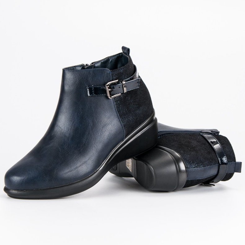 Kylie Cizme confortabile bleumarin cu izolație albastru marin 2 Kylie Cizme confortabile bleumarin cu izolație albastru marin 2