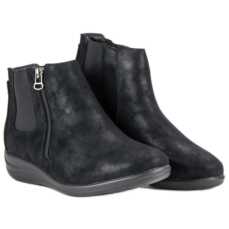 Kylie Ghete negre pe fermoar negru 1