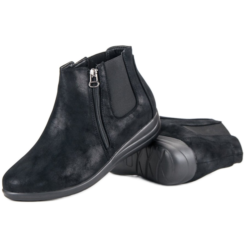 Kylie Ghete negre pe fermoar negru 2