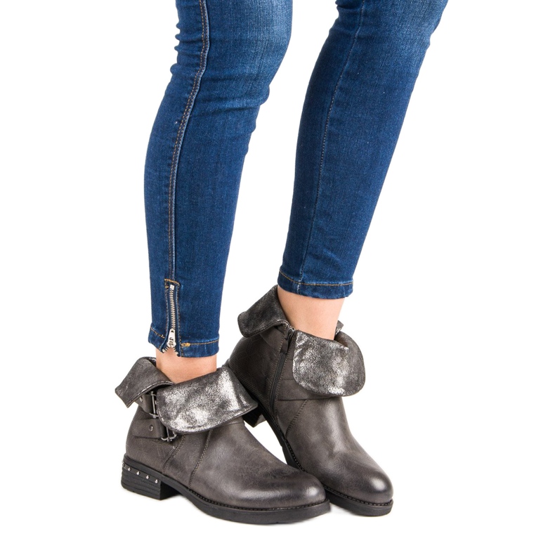 Forever Folie Cizmele Grey Workers gri 2