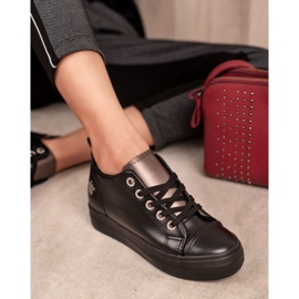 Mckeylor Pantofi de sport negru galben 1