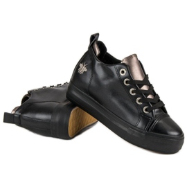 Mckeylor Pantofi de sport negru galben 2